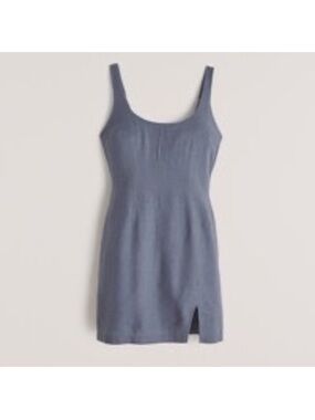Abercrombie & Fitch Slate Blue Sleeveless Dress
